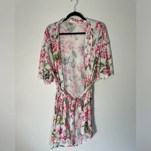 Show Me‎ Your Mumu Brie Robe Garden Of Blooms Pink Floral - Picture 2 of 7